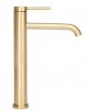 REA - Bateria Umywalkowa CLIF ZŁOTA SZCZOTKOWANA / GOLD BRUSH wysoka